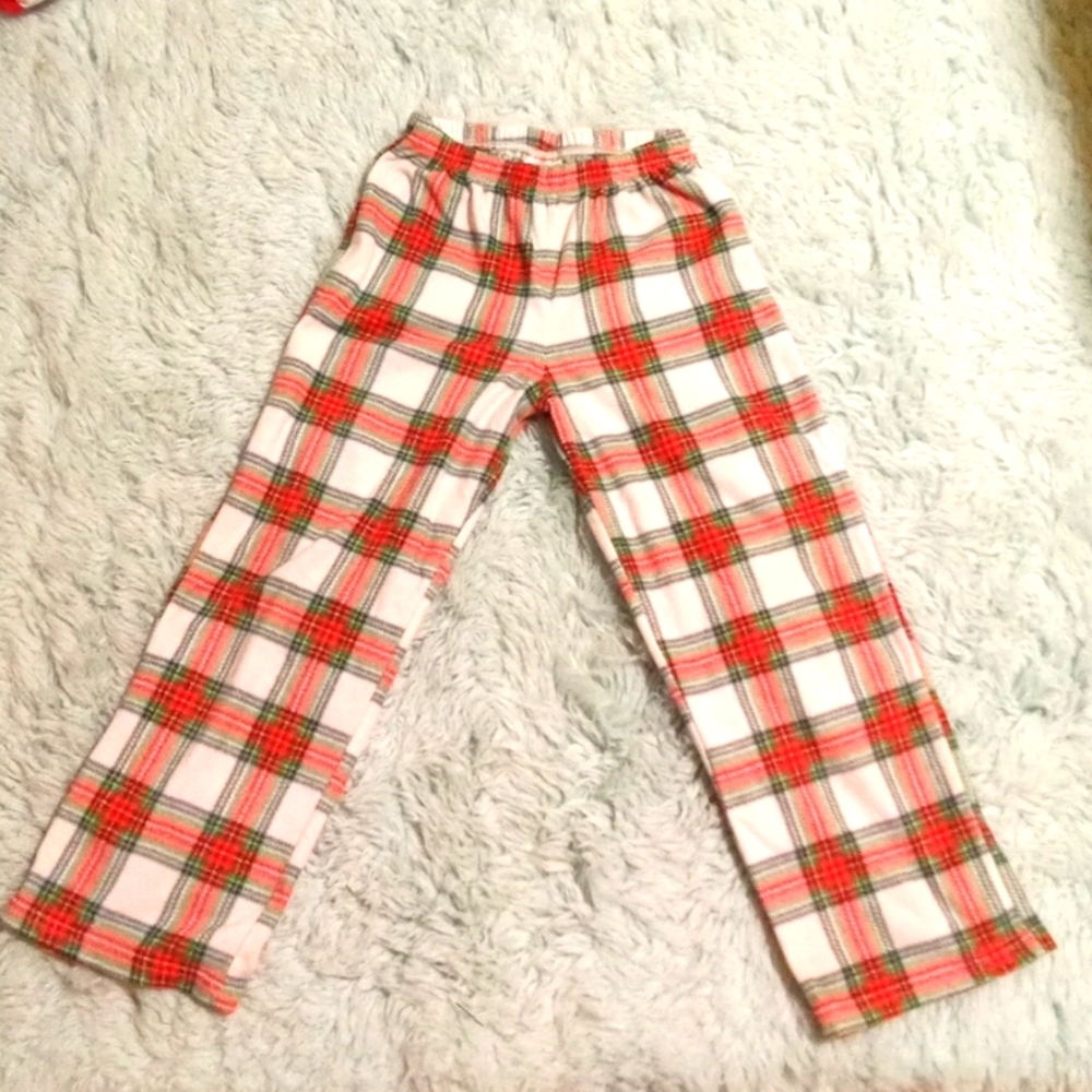 Girls size 8 Christmas PJ bottoms.